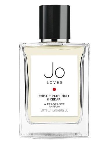 Jo Loves Cobalt Patchouli & Cedar fragrance bottle