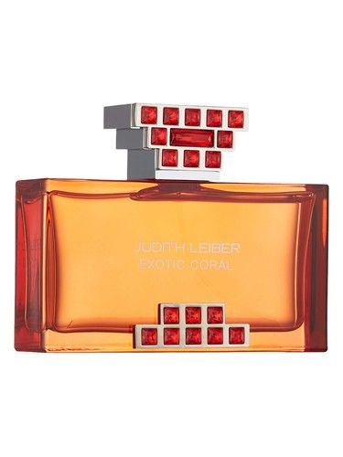 Judith Leiber Exotic Coral fragrance bottle