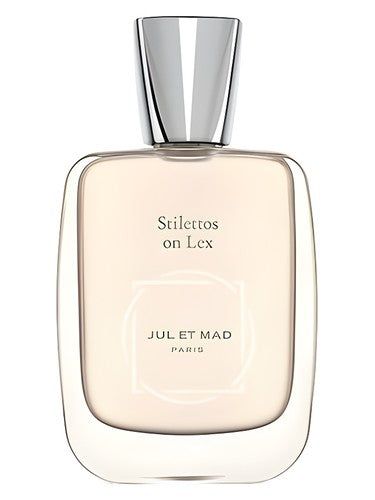 Jul et Mad Paris Stilettos on Lex fragrance bottle