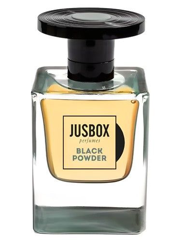 Jusbox Black Powder fragrance bottle
