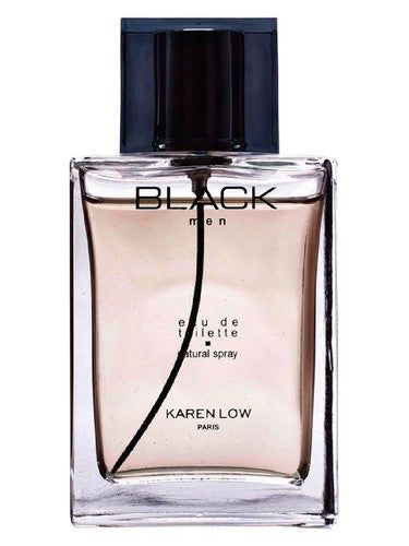 Karen Low Black fragrance bottle