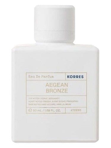 Korres Aegean Bronze fragrance bottle
