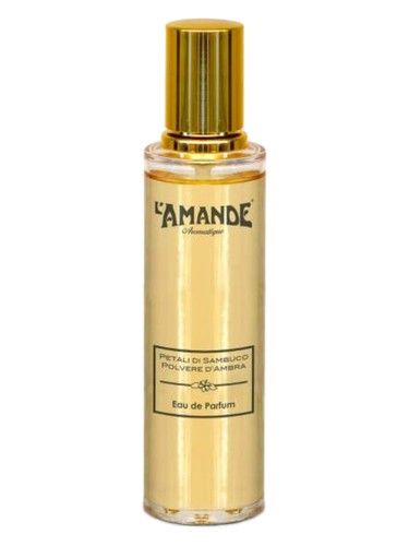 L Amande Petali di Sambuco Polvere d'Ambra fragrance bottle