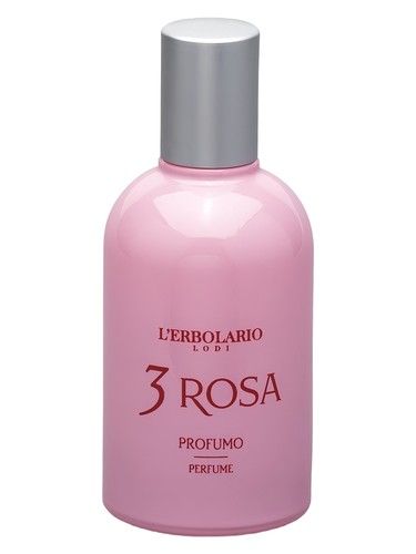 L Erbolario 3 Rosa fragrance bottle