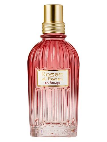L Occitane en Provence Roses et Reines en Rouge Eau de Toilette fragrance bottle