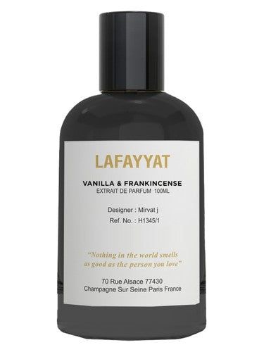 Lafayyat Vanilla & Frankincense fragrance bottle
