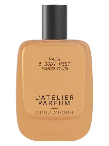 L'Atelier Parfum Tobacco Volute Hair and Body Mist fragrance bottle