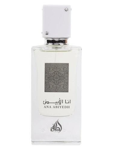 Lattafa Perfumes Ana Abiyedh fragrance bottle