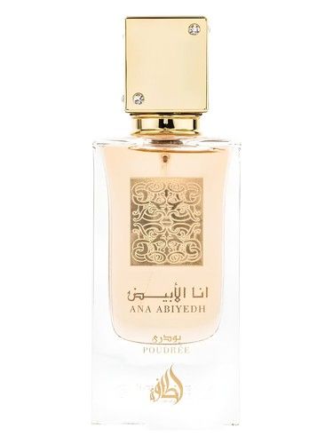 Lattafa Perfumes Ana Abyedh Poudrée fragrance bottle