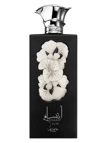 Lattafa Perfumes Ansaam Silver fragrance bottle