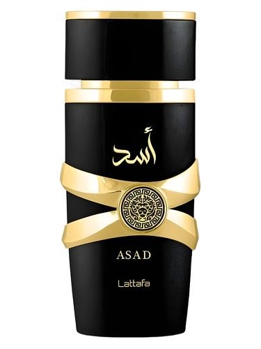 Lattafa Perfumes Asad fragrance bottle