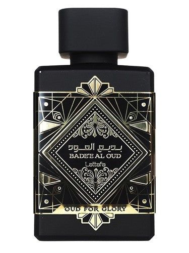 Lattafa Perfumes Bade'e Al Oud Oud for Glory fragrance bottle