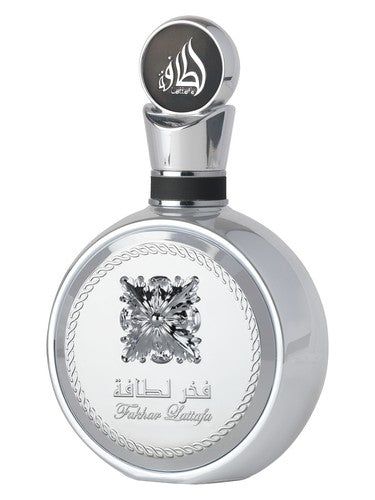 Lattafa Perfumes Fakhar Platin fragrance bottle