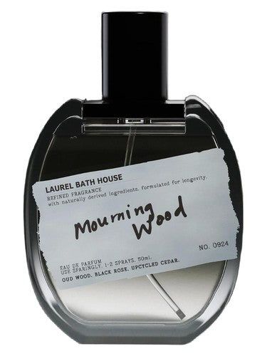 Laurel Bath House Mourning Wood I Grounding fragrance bottle