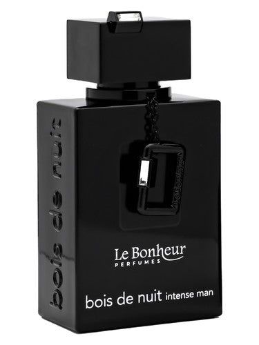 Le Bonheur Perfumes Bois de Nuit Intense Man fragrance bottle