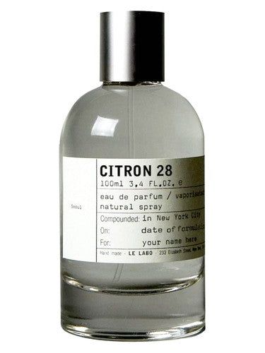Le Labo Citron 28, Seoul fragrance bottle