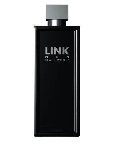 LINK Black Woods fragrance bottle
