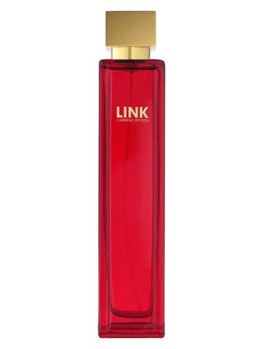 LINK Carmine Woods fragrance bottle