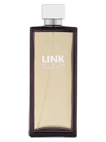 LINK Maroon Woods fragrance bottle