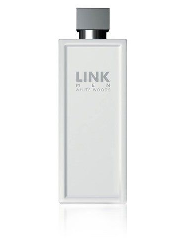 LINK White Woods fragrance bottle