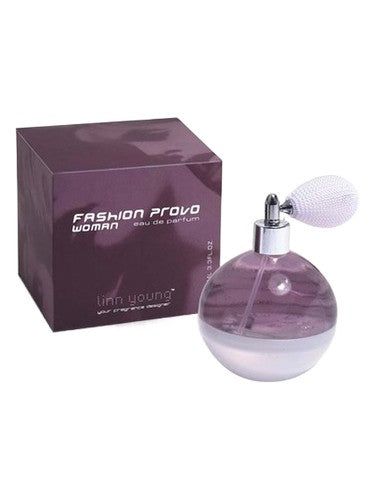 Linn Young Fashion Provo fragrance bottle