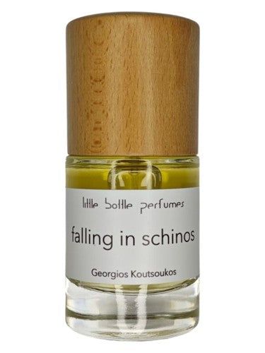 Little Bottle Perfumes falling in schinos fragrance bottle