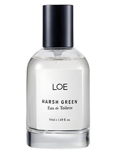 LOE Harsh Green fragrance bottle