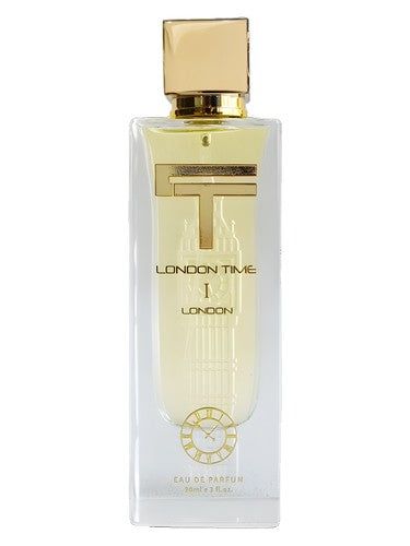 London Time I London fragrance bottle