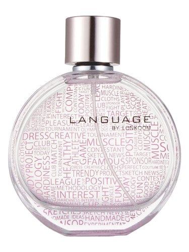 Lonkoom Parfum Language Pink fragrance bottle
