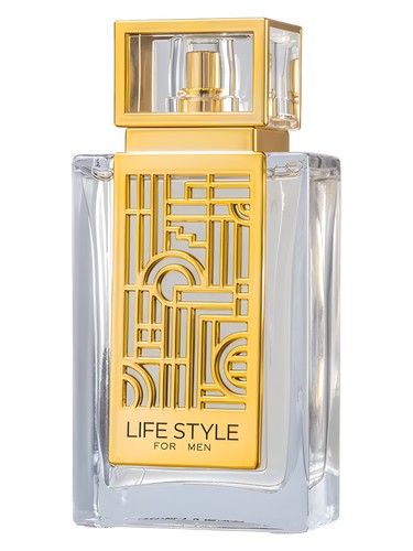 Lonkoom Parfum Life Style Gold For Men fragrance bottle