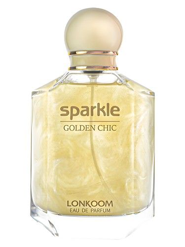 Lonkoom Parfum Sparkle Golden Chic fragrance bottle