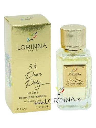 Lorinna Paris Dear Poly fragrance bottle