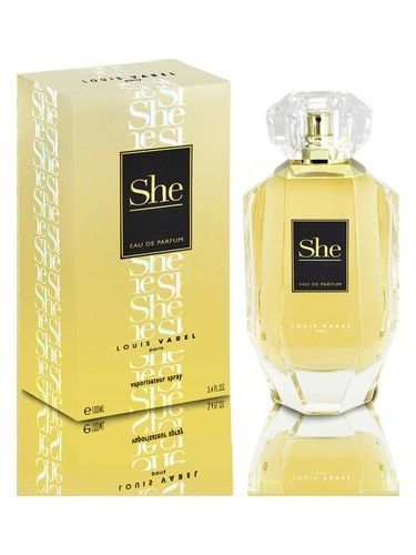 Louis Varel She fragrance bottle