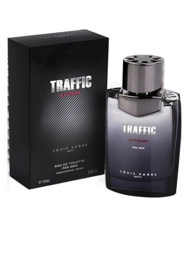Louis Varel Traffic Extreme For Men fragrance bottle
