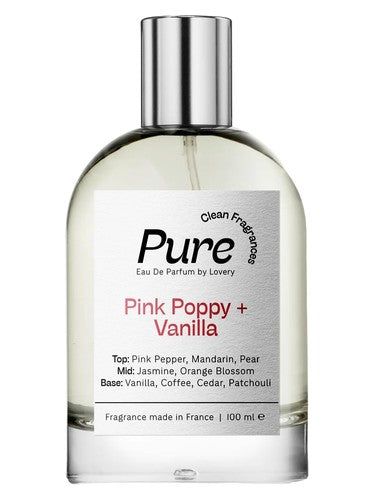 Lovery Pink Poppy & Vanilla fragrance bottle