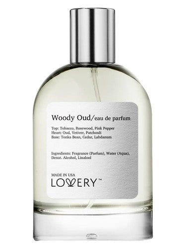 Lovery Woody Oud fragrance bottle