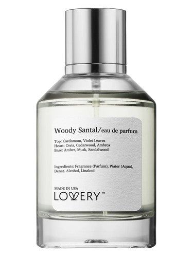 Lovery Woody Santal fragrance bottle