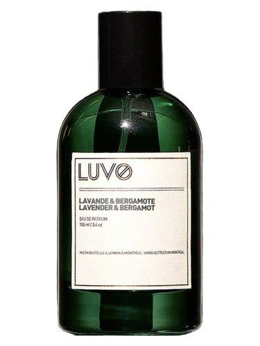 LUVO Fragrances Lavender & Bergamot fragrance bottle
