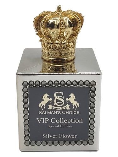 M Micallef Silver Flower fragrance bottle