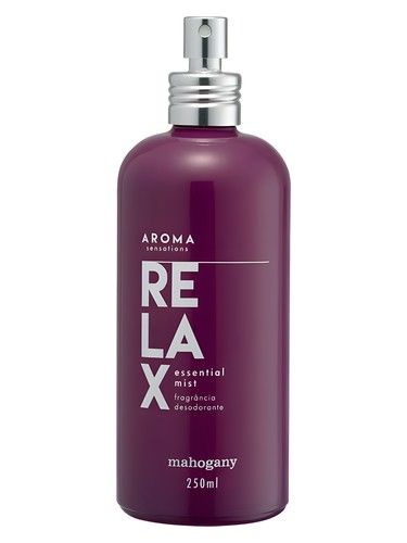 Mahogany Aroma Sensations Relax fragrance bottle