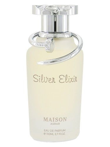 MAISON ASRAR Silver Elixir fragrance bottle