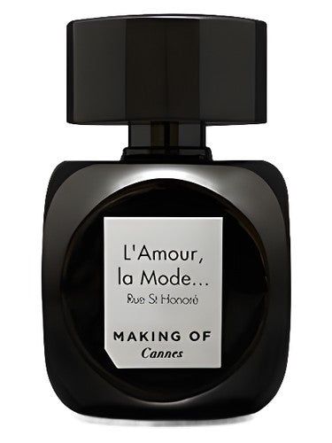 Making of Cannes L'Amour, la Mode... fragrance bottle