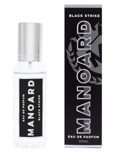 Manoard Black Strike fragrance bottle
