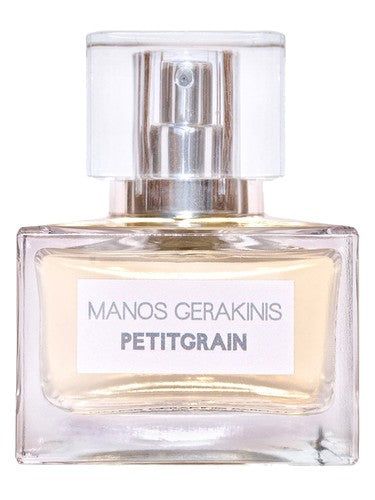 Manos Gerakinis Petitgrain fragrance bottle
