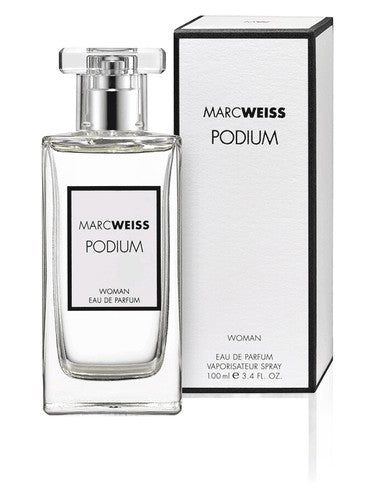 Marc Weiss Podium fragrance bottle