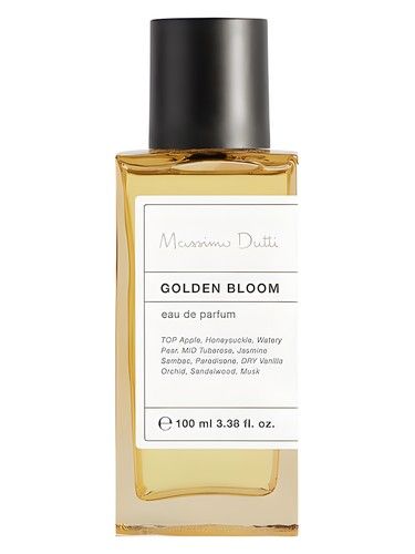 Massimo Dutti Golden Bloom fragrance bottle