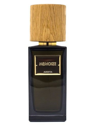 Memoize London Avaritia fragrance bottle