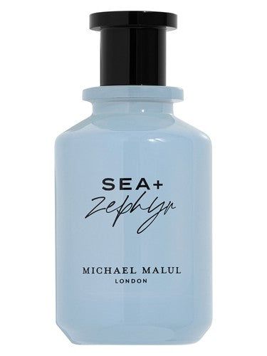 Michael Malul London Sea + Zephyr fragrance bottle
