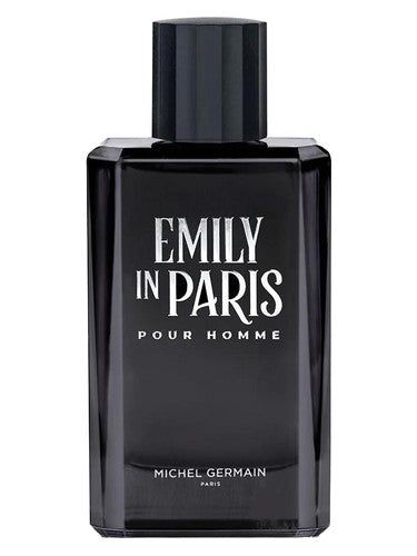 Michel Germain Emily in Paris Pour Homme fragrance bottle
