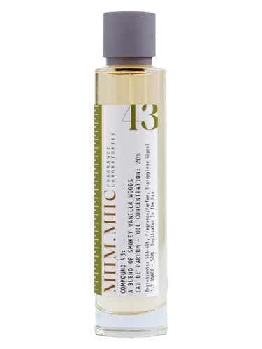 MiimMiic No 43 Smokey Vanilla Wood fragrance bottle